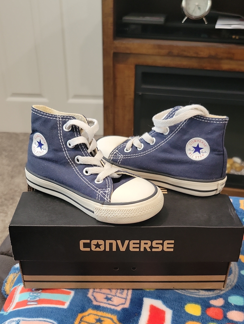 Converse Chuck Taylor All Star High Top Sneakers Blue Baby 7 Like New